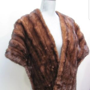 SOLD Vintage Bonwit Teller Mink Stole Cape SOLD